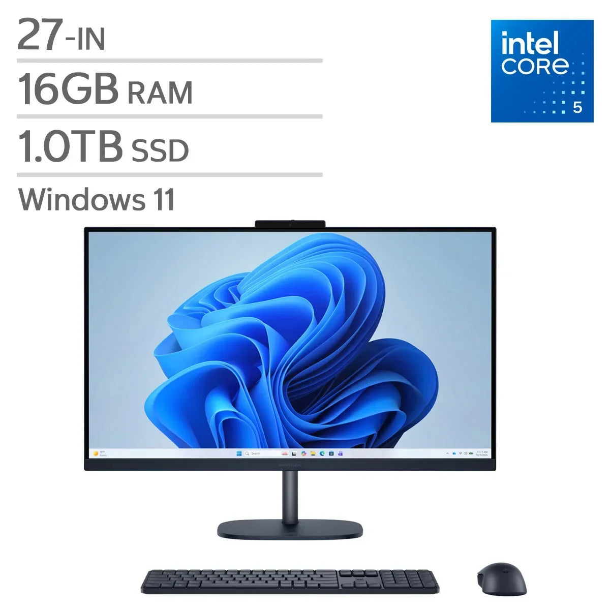 ASUS 23.8-in All-in-One Desktop, Intel Core i3-1315U - 8GB RAM, 512 GB SSD