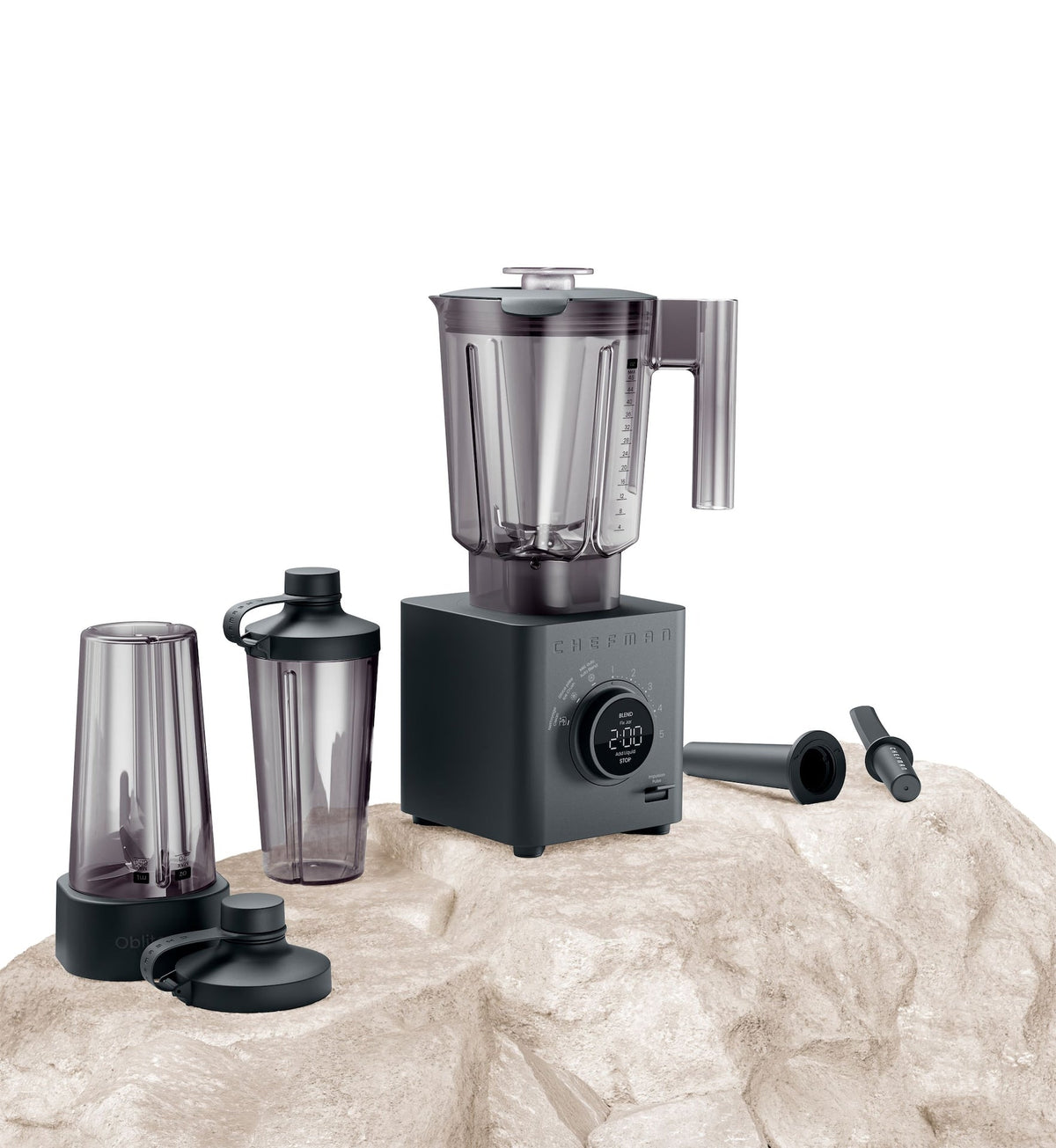 Obliterator High-Speed Blender with Travel Jars