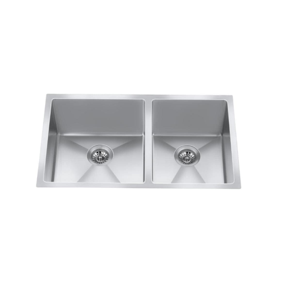 CXZD881L 32-in Low Divide Stainless Steel Double Bowl Sink