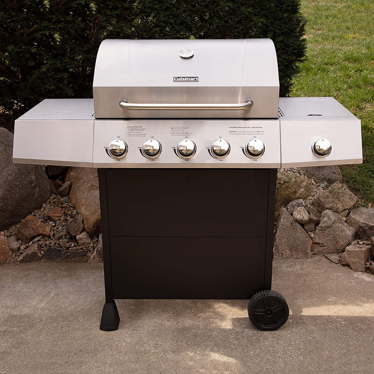 CGG-8500 Side Five Burner Gas Grill