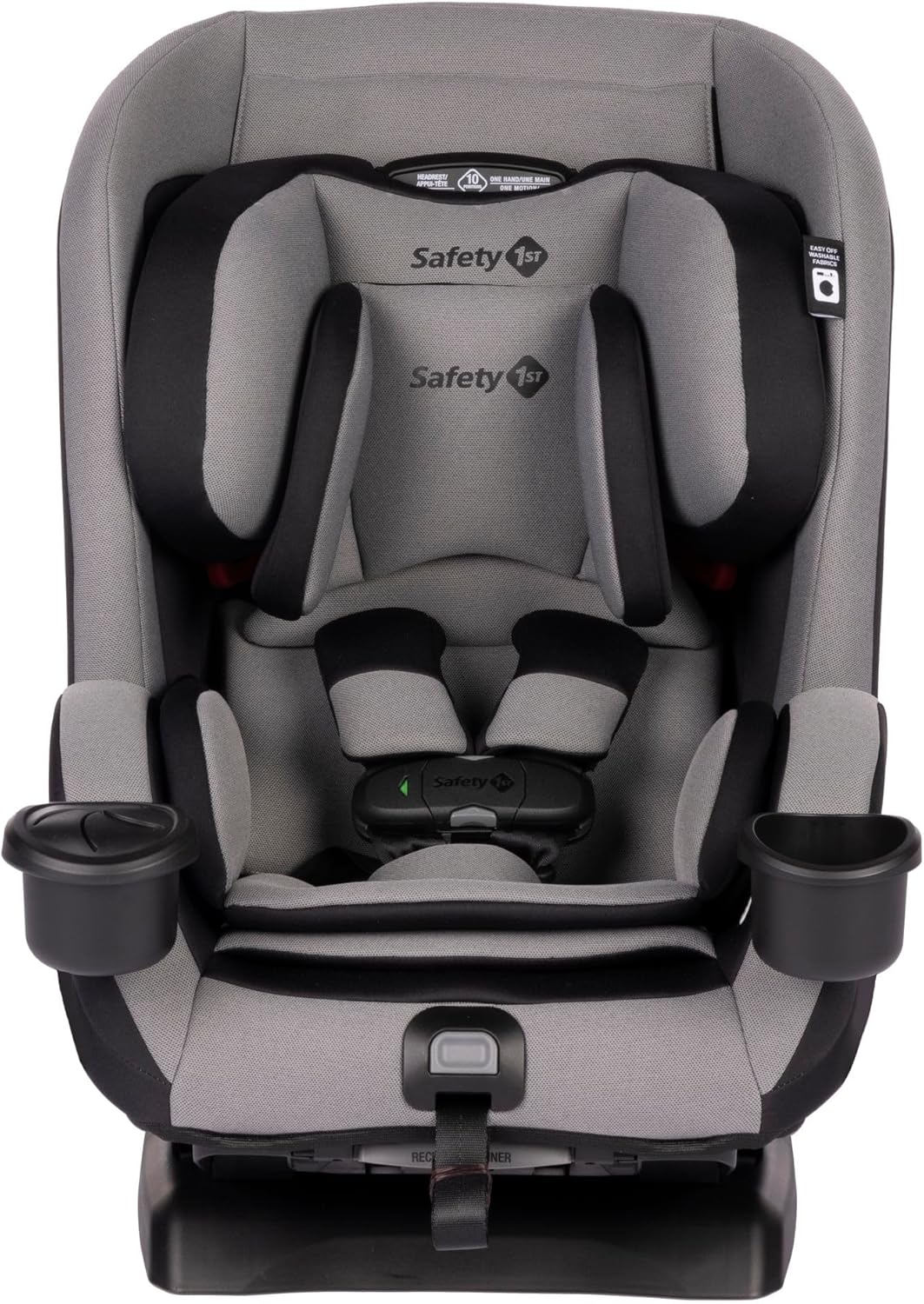 4-in-1 Convertible All-in-One Car Seat, infant to toddler, rear and forward facing, booster mode, backless booster, Fits 3 across, Washable seat, Birth to 10 years, Hexagon