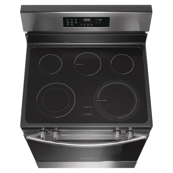 30 in 5.3 cu. ft. Electric 5-Burner Range with Air Fry