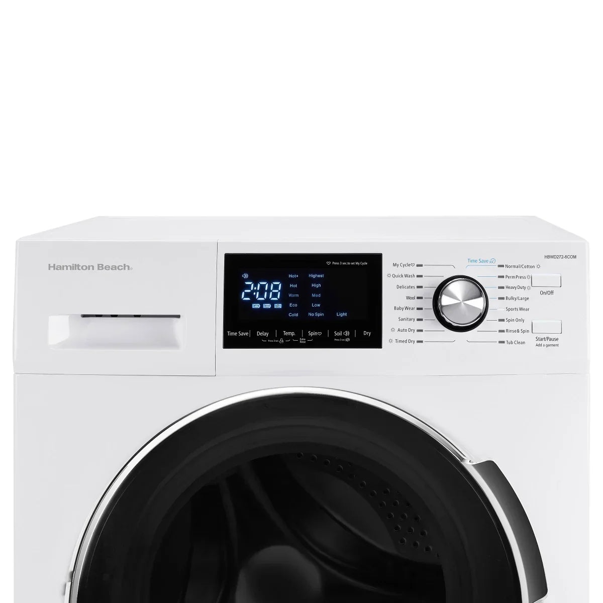 24 in. 3.1 cu. ft. All-in-one Ventless Washer Dryer Combo