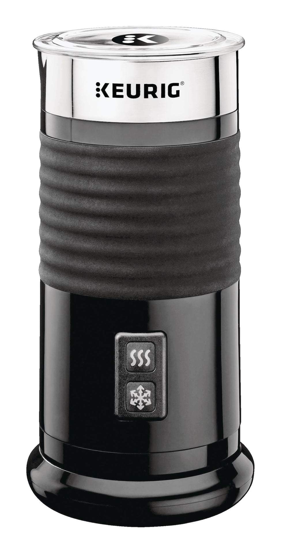 Standalone Milk Frother For Hot or Cold Lattes & Cappuccinos, Black