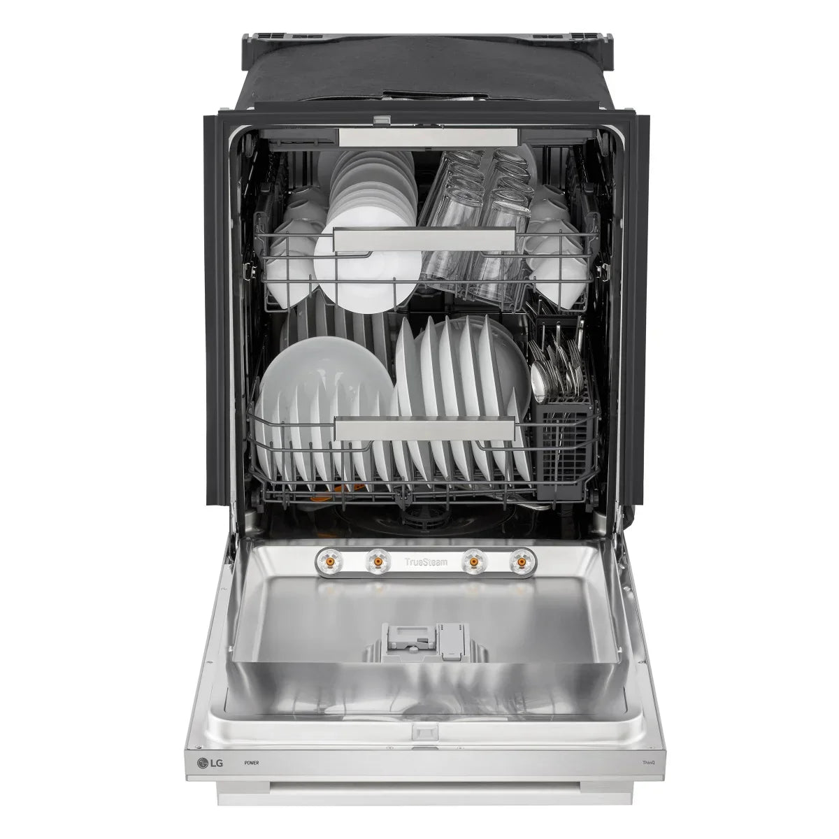 LG 24 in. Smart FlushFit Top Control Dishwasher with QuadWash Pro