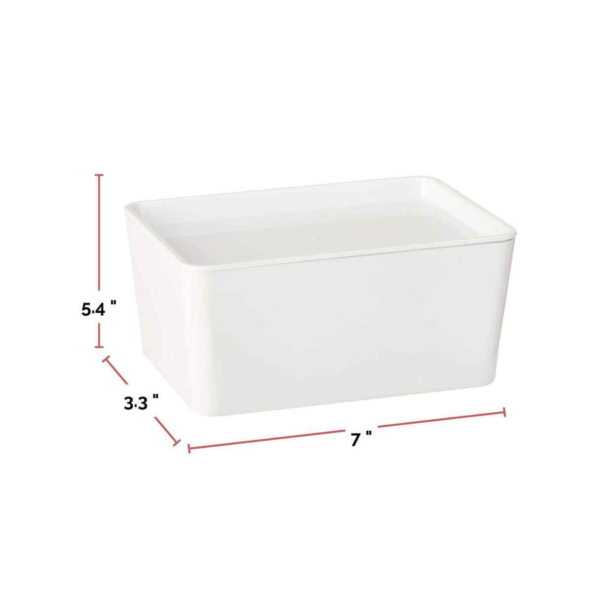 type A Storage Bin with Lid, 1.5-L