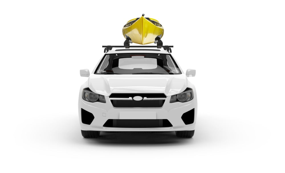 SweetRoll Roof Top Mount Kayak Rack with Straps & Tie-Downs, 2-pc