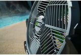 Portable spray fan, outdoor electric type, 18 inches, 5-speed fan, without battery and charger