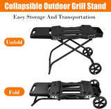 Collapsible Grill Stand for Ninja Woodfire Grill, Pit Boss, and 22" Griddle