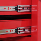 Steel tool box and tool cabinet