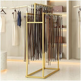 Floor Mounted Belt Hanger & Organizer Rack - Versatile Storage Holder for Belts, Ties, Scarves & Purses - Commercial Display Stand for Men’s Closet, Multifunctional Accessory Storage Solution