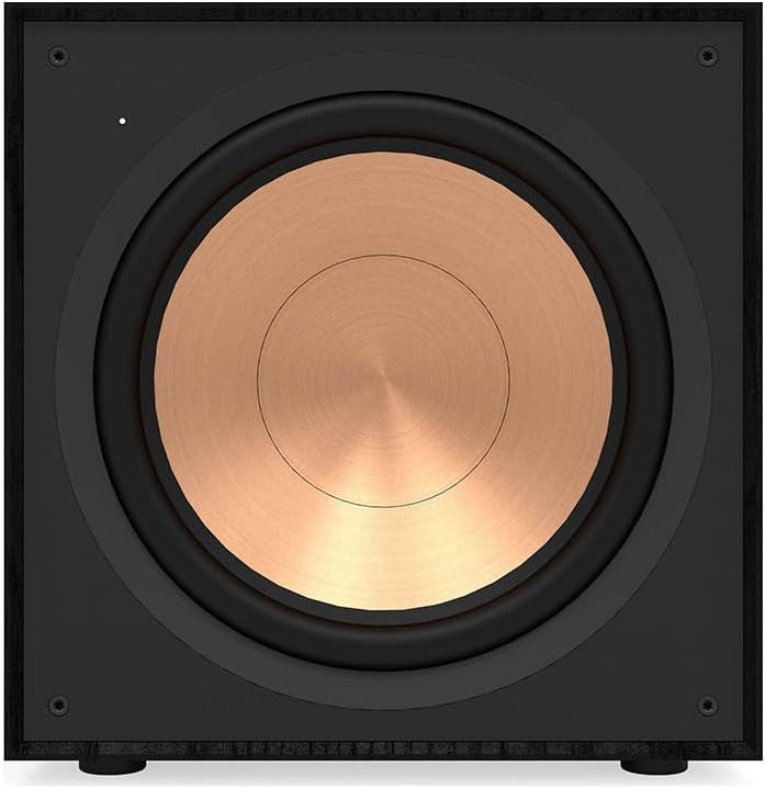 Reference R-121SW 12” Front-Firing Subwoofer with revamped Spun-Copper thermoformed crystalline Polymer woofers and an All-Digital Amplifier for Premium Sound in Black B9606