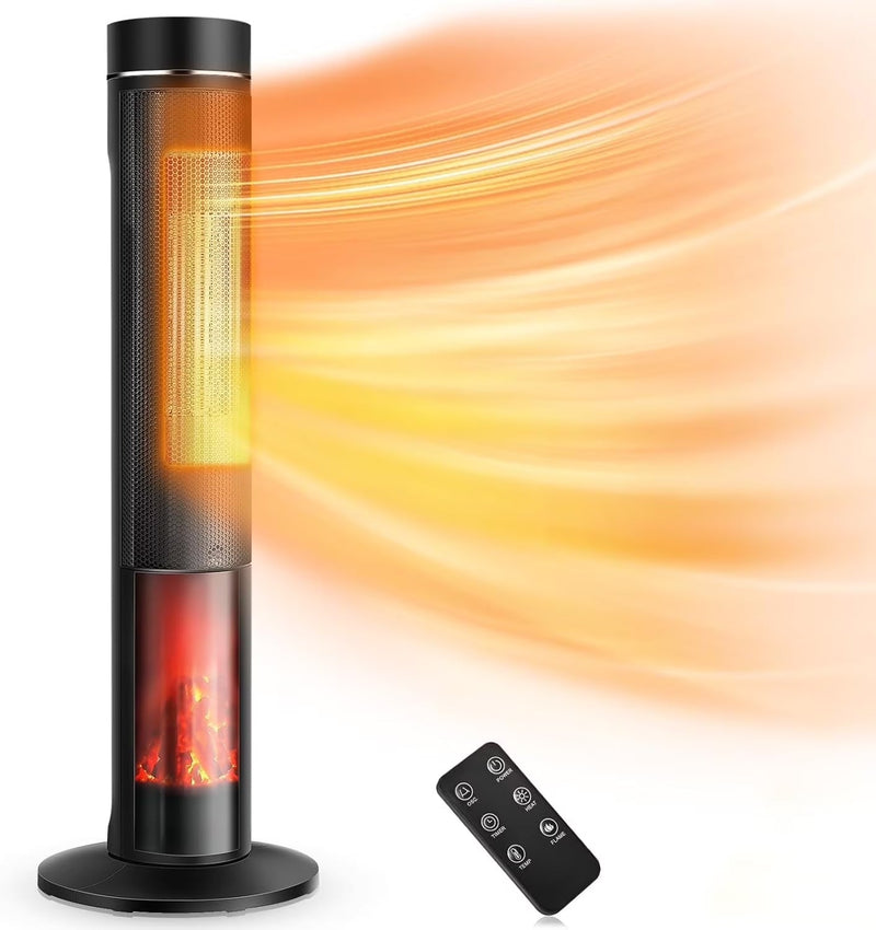 Airchoice 1500W 36 in Ceramic Tower Space Heater, 3 Heat Settings, Adjustable, for 300 sq ft I6022