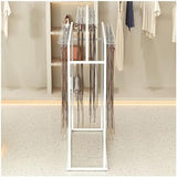 Floor Mounted Belt Hanger & Organizer Rack - Versatile Storage Holder for Belts, Ties, Scarves & Purses - Commercial Display Stand for Men’s Closet, Multifunctional Accessory Storage Solution