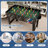 The multi-functional game table integrates a football table, a billiards table, an air curling table and a table tennis table. It is an ideal combination game table for a family game room.