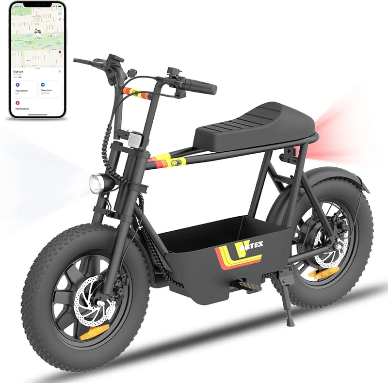 Safe electric scooter | Maximum power 470 watts motor | 16 3-inch wear-resistant rubber tires | Maximum speed up to 32 kilometers per hour, range up to 28 kilometers | Classic style leisure electric scooter, equipped with large storage space J8438