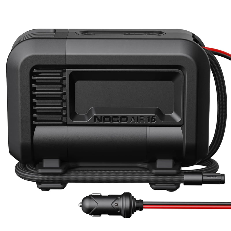 UltraFast 15A Tire Inflator, 12V Portable Air Compressor Pump, Rated at 80 PSI, Inflates Tires from 0-40 PSI in 2.9 Minutes with a Digital Gauge, Smart Pressure and Auto-Shutoff P2906