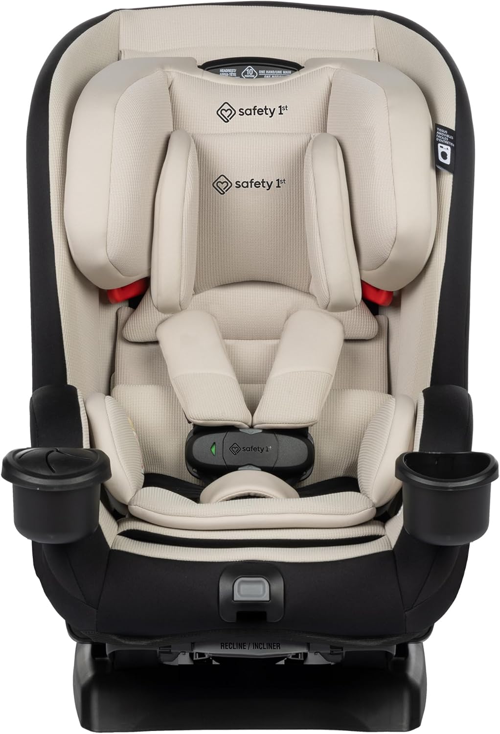4-in-1 Convertible All-in-One Car Seat, infant to toddler, rear and forward facing, booster mode, backless booster, Fits 3 across, Washable seat, Birth to 10 years, Hexagon