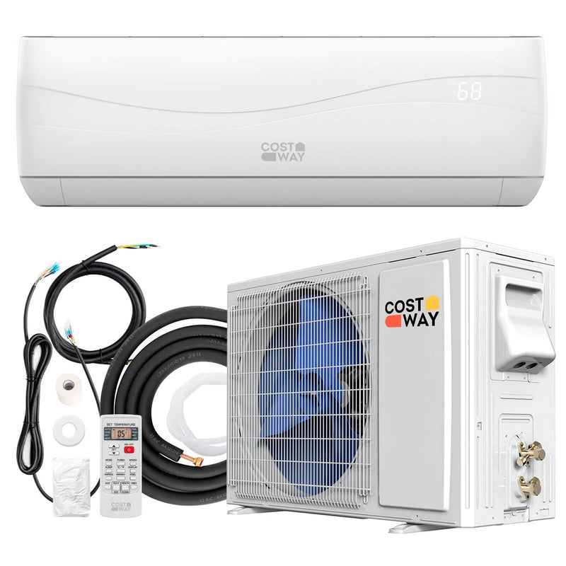 18000 BTU Mini Split Air Conditioner Heater 19 SEER2 1250 Sq. Ft Coverage U50