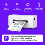 Wireless Shipping Label Printer - A Wi-Fi-enabled thermal label printer (size 4x6 inches), suitable for package shipping - Can be printed via AirPrint on iPhone, iPad, and Mac - Supports Windows, Chromebook, Android, and Linux systems
