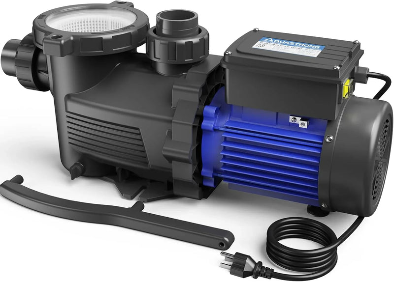 In/Above Ground Pool Pump, High Flow (with Timer, 2HP, 8917 GPH, 220V) R3696