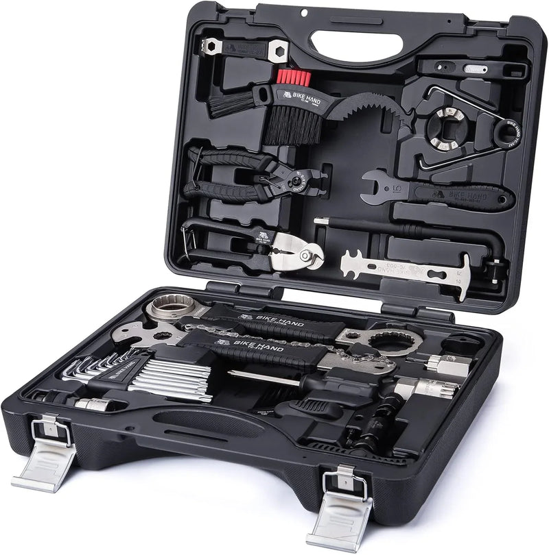 Bike Bicycle Repair Tool Kit 34 Piece Multi Tool Bicycle Maintenance Set for Road Bikes and Mountain Bikes with Tool Box G5933