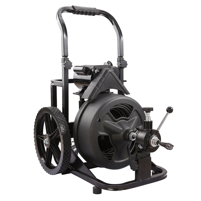 Drain Snake Commercial w/Attachments 100' Electric Sewer U3571