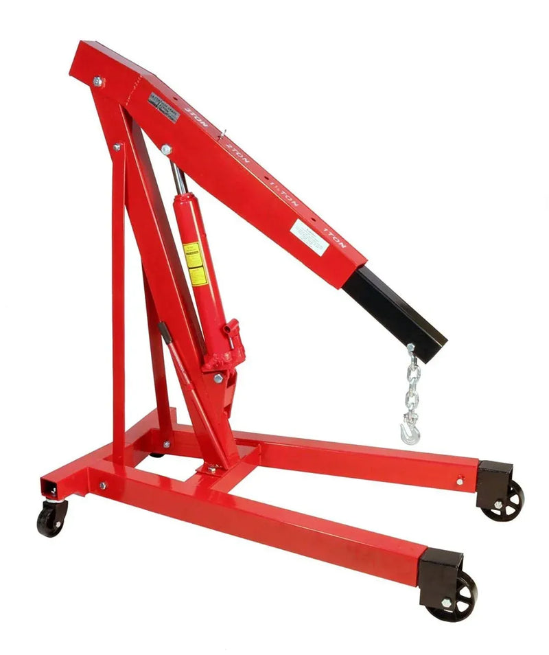 Dragway Tools 3 Ton 6000 LB Heavy Duty Engine Hoist Cherry Picker Shop Crane W1973