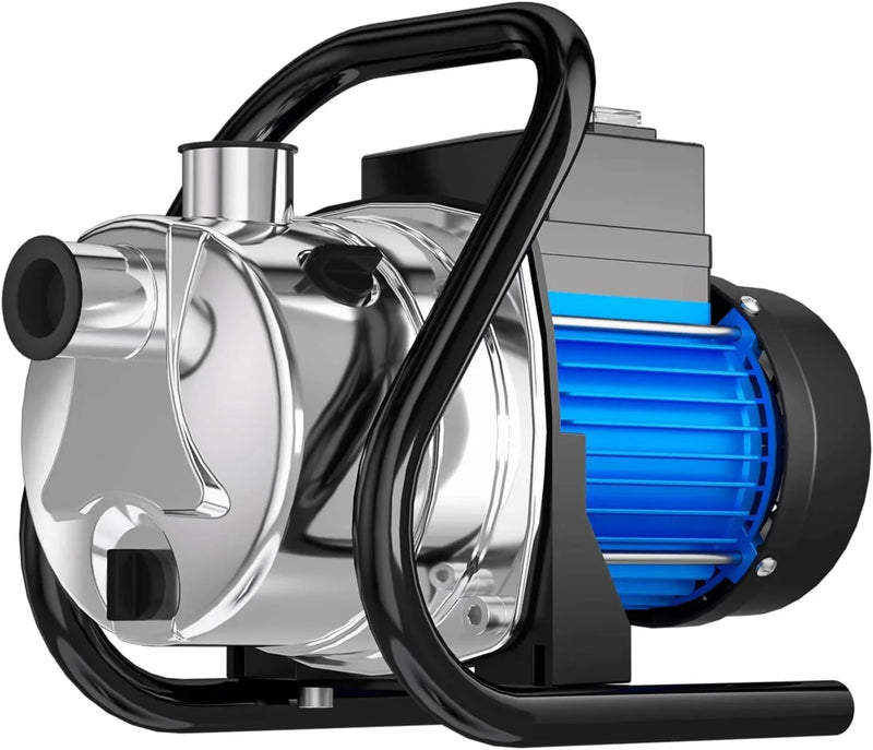 1.6 HP Portable Water Transfer Pump 1500 GPH Electric Shallow Well Pump Garden Booster Pumps for Draining Irrigation Lawn Farm Water Removal H5220