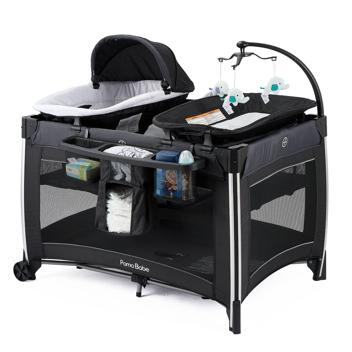 4 in 1 Portable Baby Crib Deluxe Nursery Center