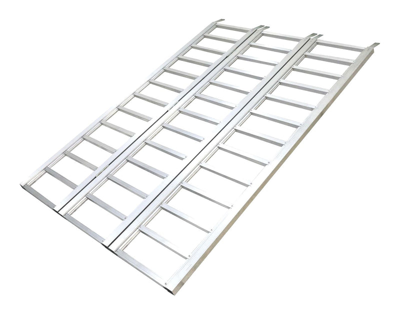 Aluminum Tri-Panel Loading Ramp with Adjustable Straps, 77 x 50-in, 1500-lb R5858