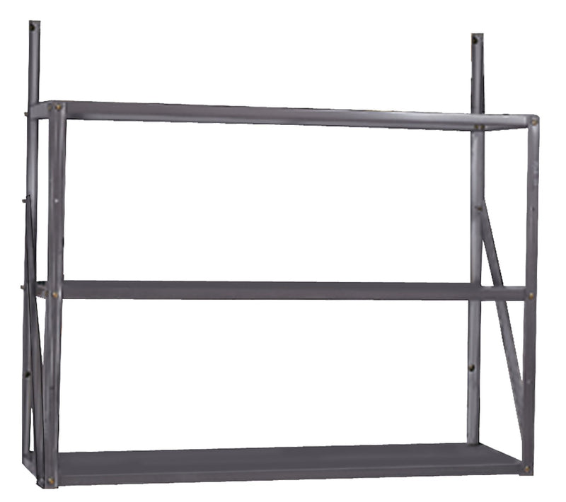 Telescoping 3-Tier Galvanized Steel Shelf Kit T229
