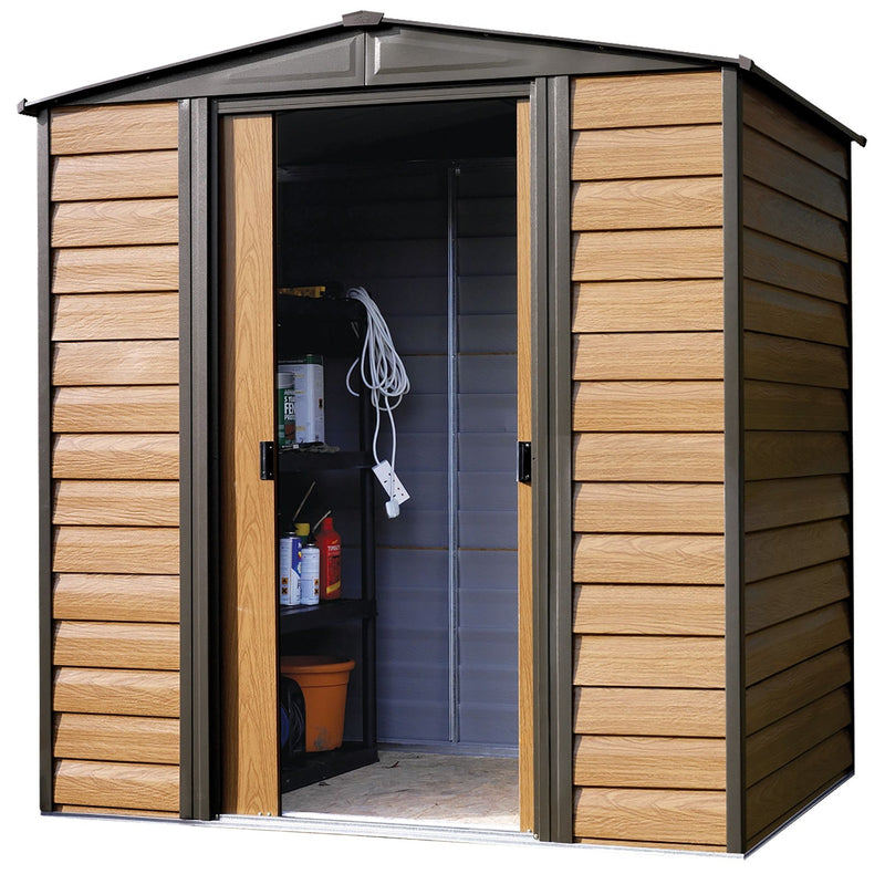 Woodridge 6x5-ft Corrosion-Resistant Steel Storage Shed A6330