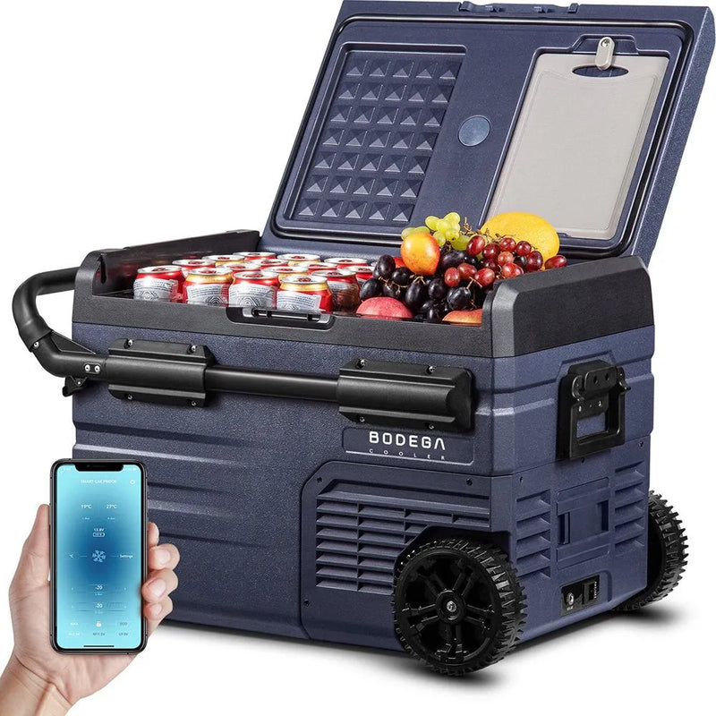 12 Volt 37 Qt. Portable Car Refrigerator, Car Freezer for Outdoor, Camping, Travel, RV,APP Control O4439