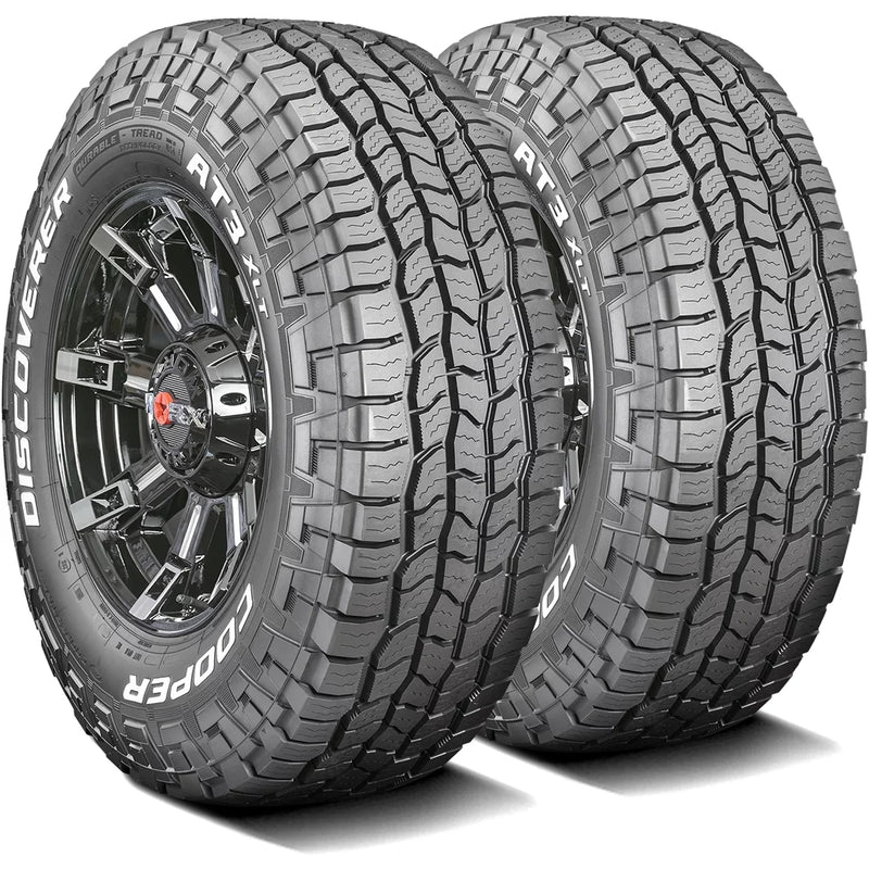 Cooper Discoverer AT3 XLT All Terrain Tires 285/75R16 10 Ply E – Fits Light Trucks & Hummer H3 Models C8473