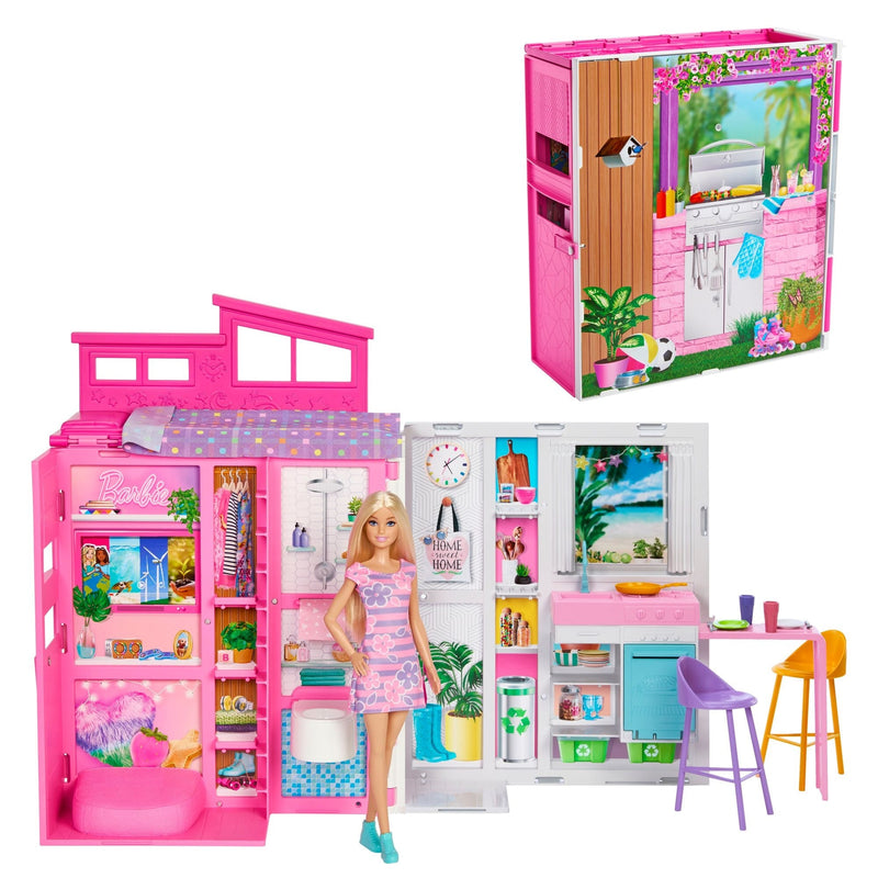 2024 Getaway House Playset with Doll, Includes 4 Play Areas, Kids Ages 3+ N6678