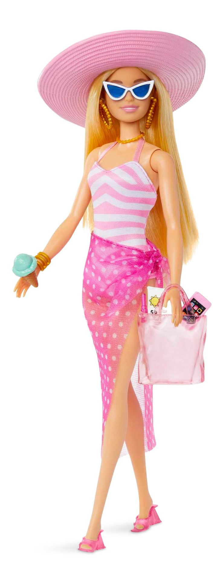 Beach-Themed Blonde Doll, Ages 3+ U5401