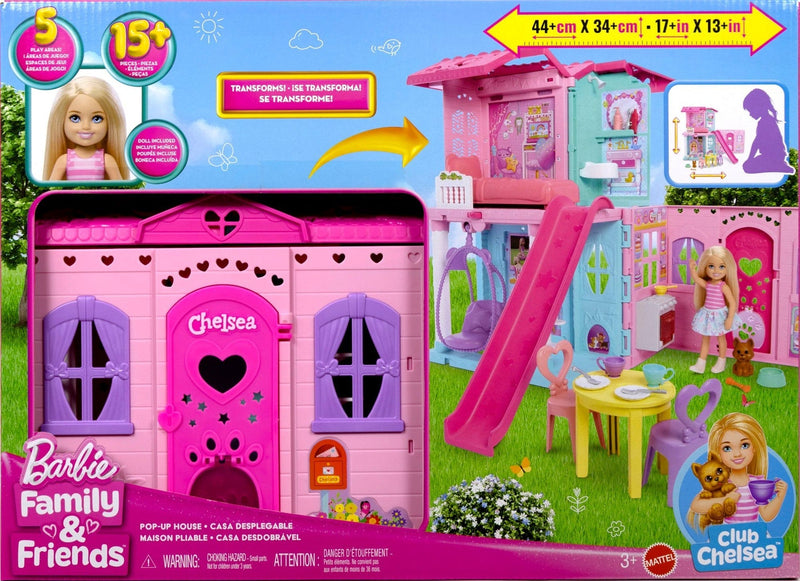 Club Chelsea Pop-Up House Playset with Accessories B7337