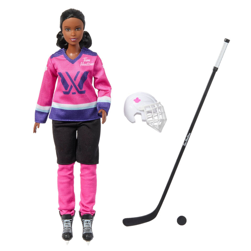 TH Hockey Doll, Black Hair J4074