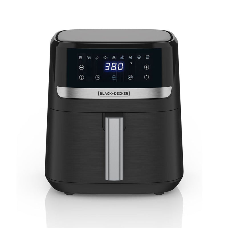 8-in-1 Digital Air Fryer with Non-Stick Cooking Basket, 6-qt E5405