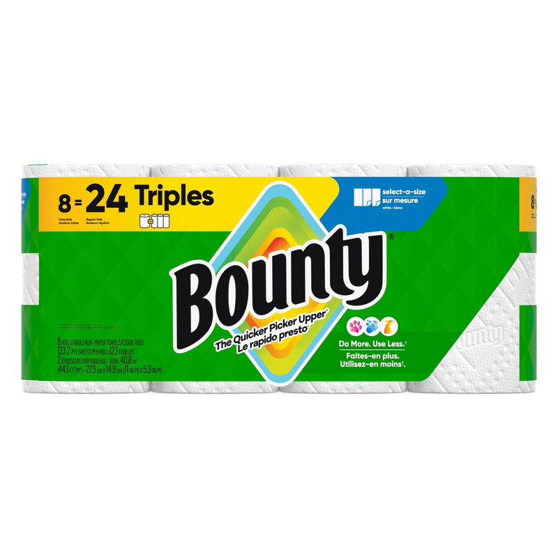 Select-A-Size Triple Roll Paper Towel, 2-ply, 8-pk F711