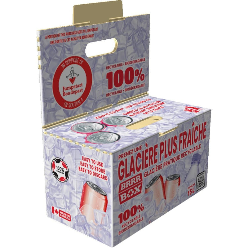 Recyclable Biodegradable Cooler, 15-L, White L380