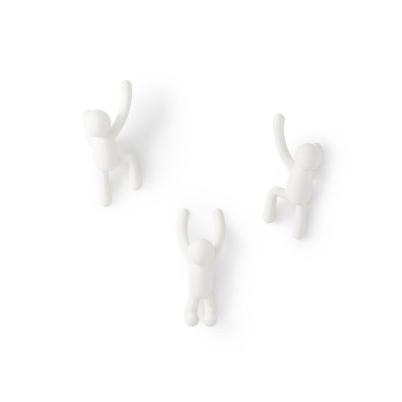 Buddy Hook Set of 3, White M4651