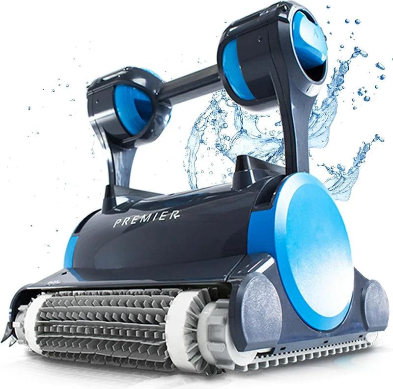 Dolphin Premier Robotic Pool Cleaner (2025 Model) with Multimedia, Oversized Leaf Bag, Standard & Ultrafine Filters, Weekly Timer, Waterline Cleaning & More 锟斤拷 for In-ground Swimming Pools up to 50ft J3747