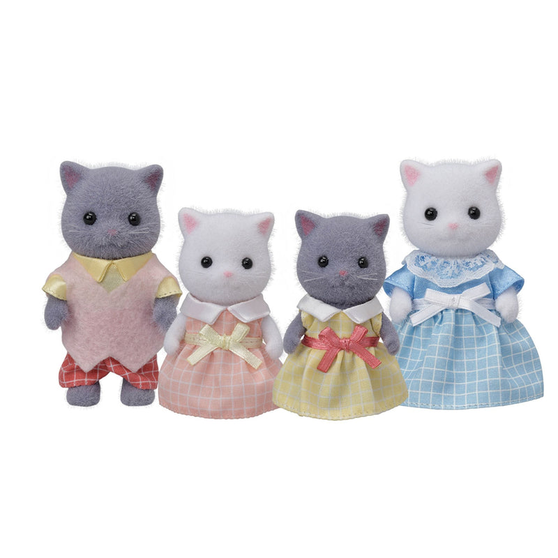 Calico Critters 4-Member Family Collectible Doll Figures for Ages 3+, Various Figures U2016