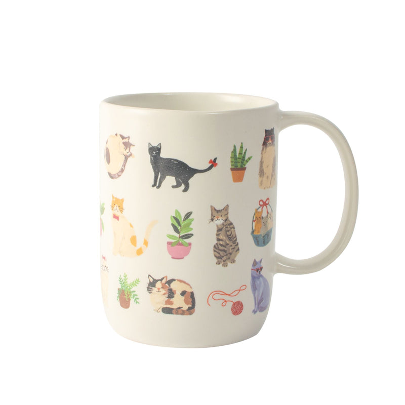 CANVAS Cat Stoneware Mug, 16-oz W243