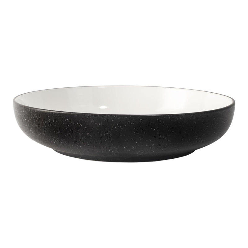 CANVAS Catalone Stoneware 2-Tone Serving Bowl, Black/White V6437