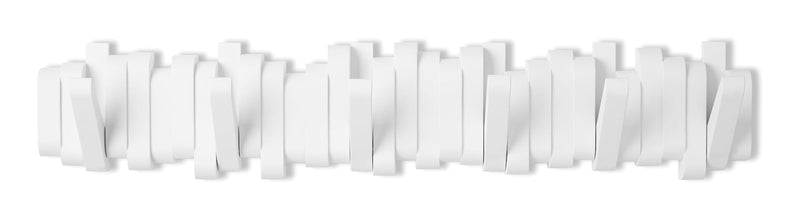 CANVAS Flemington Steel 6-Hook Flip Down Rail, White, 24-in I3992