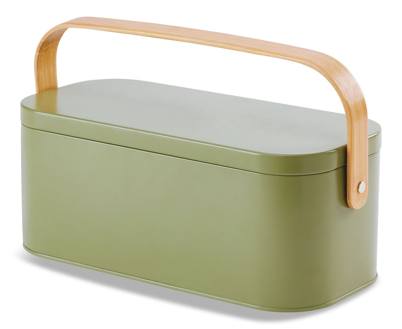 CANVAS Metal Gardening Storage Container, Iron, Green D5985