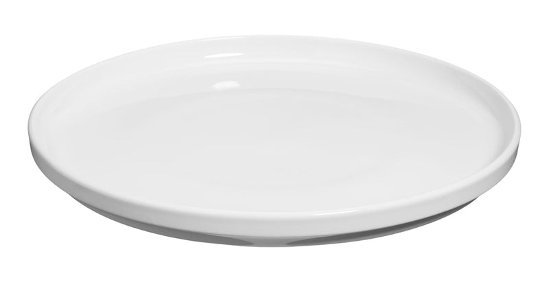 CANVAS Modern Edge Porcelain Dinner Plate, 10.5-in, White Y5972